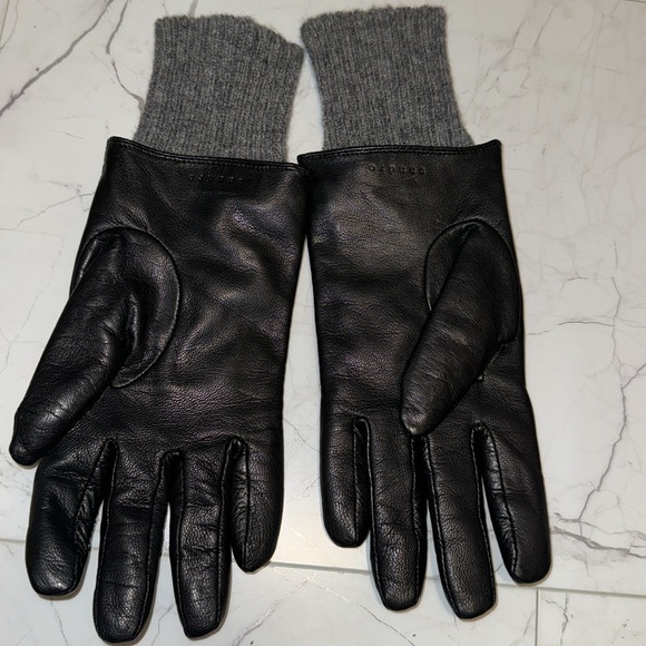 sandro quilted leather gloves - Picture 5 of 7